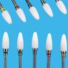 2 PCS Ceramic Milling Cutter For Manicure Machine Set Nail Drill Bits Corundum Mill Cutters Nails Pedicure Bit Sanding Cap