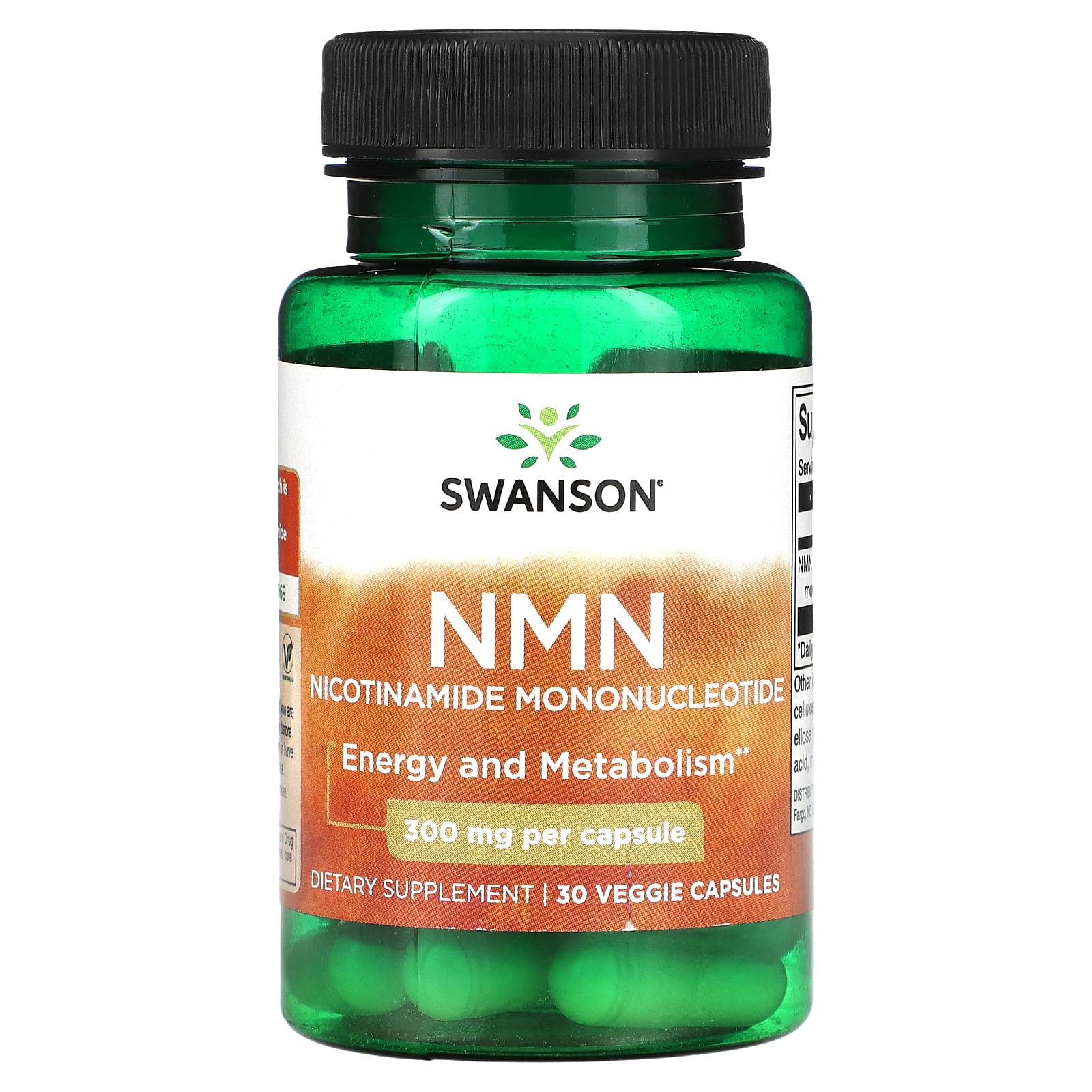 

Nmn, 300Mg, 30 Veggie Capsules
