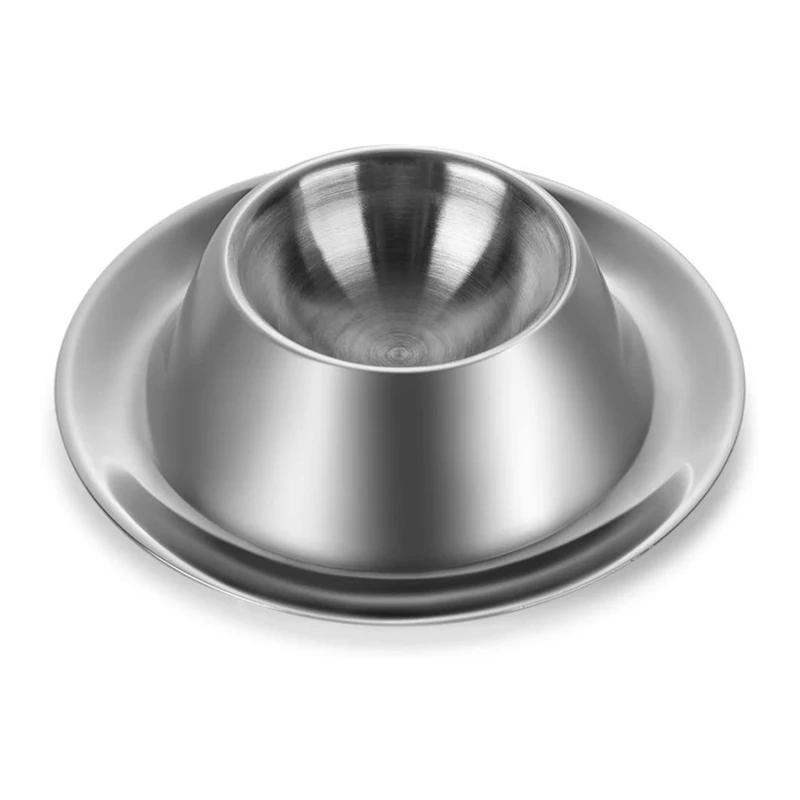 

Новый держатель для яиц, набор чашек для яиц из нержавеющей стали, тарелки, держатель для посуды для яиц всмятку, кухонный дисплей