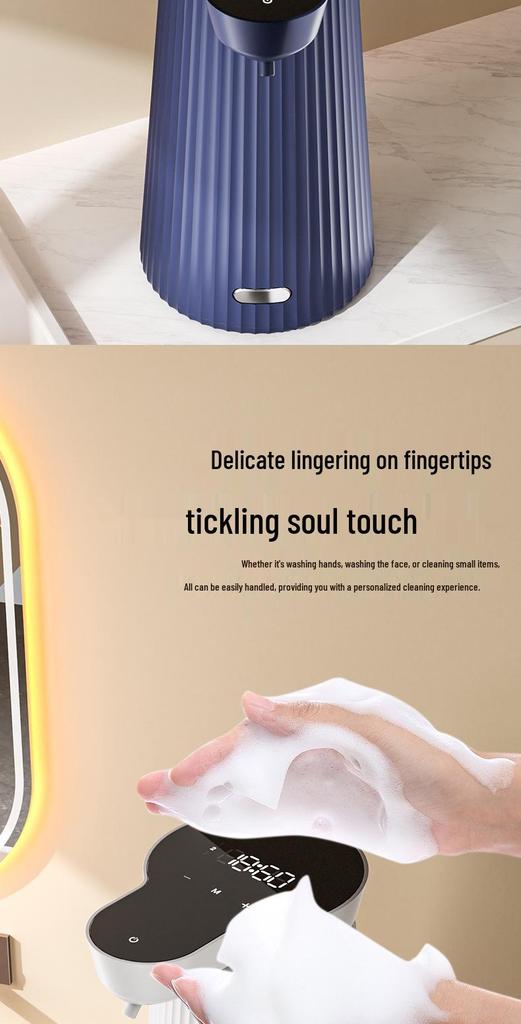 Rechargeable Automatic Foaming Hand Sanitizer Dispenser for Kitchen Countertops