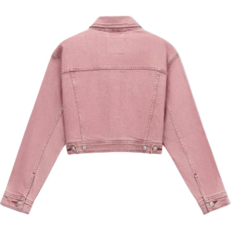 Levis Versatile Loose Fit Lapel Simple Jacket Women Jackets Pink 001C7-0001