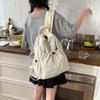 Fashion drawstring backpack New large-capacity commuter leisure backpack pleated student schoolbag