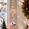 Faux Crystal Sun Catcher for Windows Catcher Hanging Prism Suncatcher Snowflake Rainbow Maker Pendant Artistic Home Decor Gifts Window Christmas