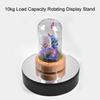 10kg Load Capacity USB Electric 360 Degrees Rotational Turntable Display Stand