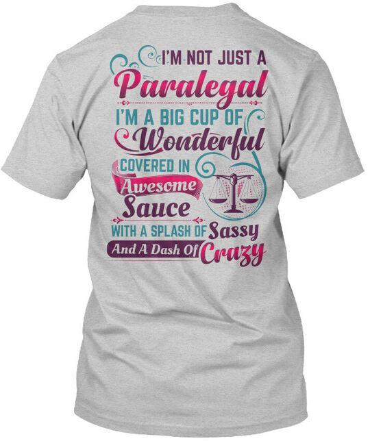 

Crazy Paralegal T-Shirt Made in the USA Size S to 5XL 2XL