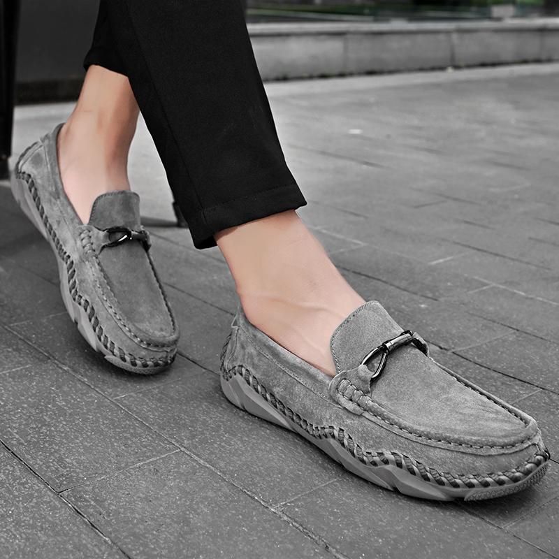 Men's Penny Loafers Moccasin Driving Shoes Slip On Flats Boat Shoes