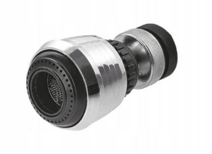 Aerator Z Regulacją Metalowe Przyłącze Chrom