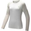 Outdoor Series Color Block Quick-Dry Slim Fit Long Sleeve T-Shirt Women Tops Digital-Mist-Gray Dune-Gray 962516401-1