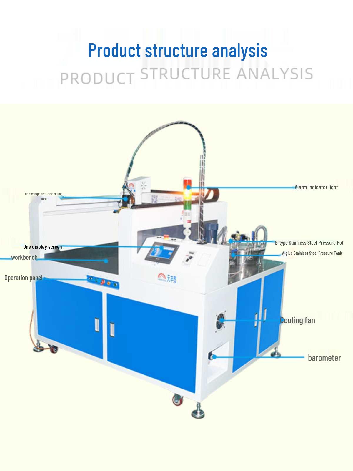 Tianfengtai Automatic Dual-Component Epoxy Silicone Polyurethane Potting Dispensing Machine