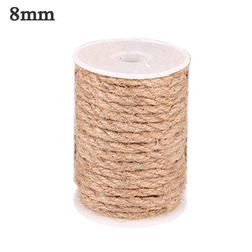 Vintage Twine Thick Shank Party Decor Natural Brown Burlap Jute Rope DIY for Craft Cord String