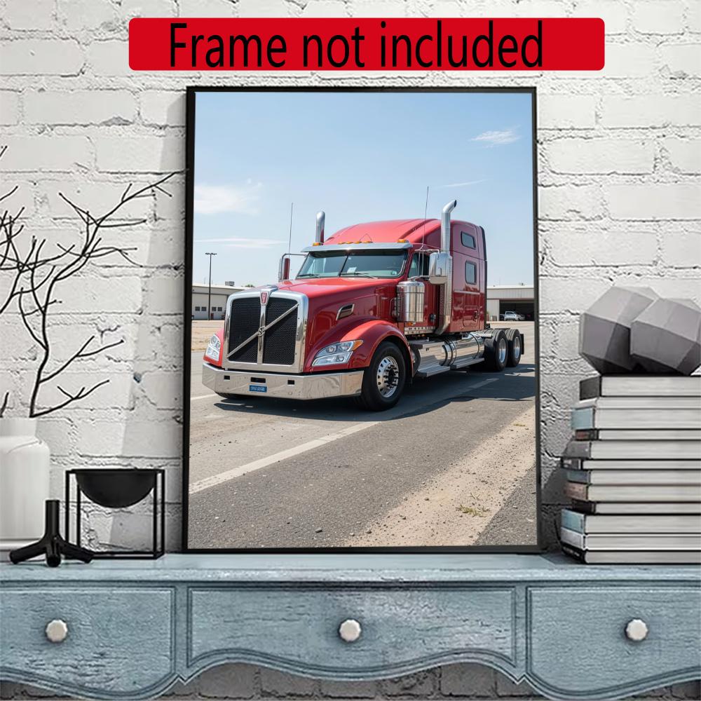 Kenworth 5D Diy Diamond Paintings Mosaic Wall Round Diamond Art Painting Kits Embroidery Crystal Accessories Frameless