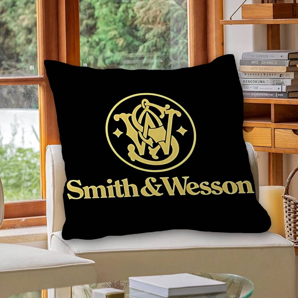 GUN SmithS WWessonS Pillowcases Home Bedding Decorative Pillow Cover Wedding Super Soft Pillow Case