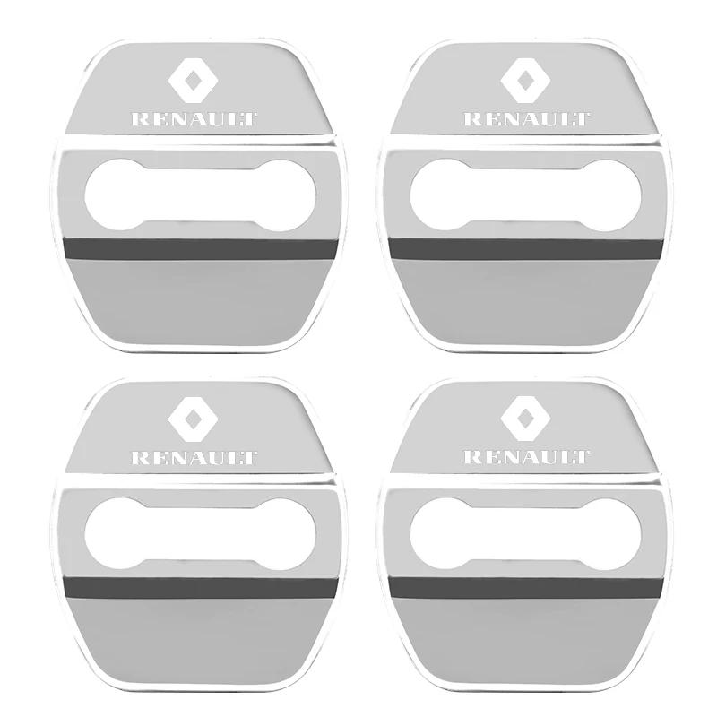 Interior Stickers For Renault Koleos Duster Megane 2 Logan Clio Kadjar Car Door Protective Decoration Car Styling Door Lock Cove