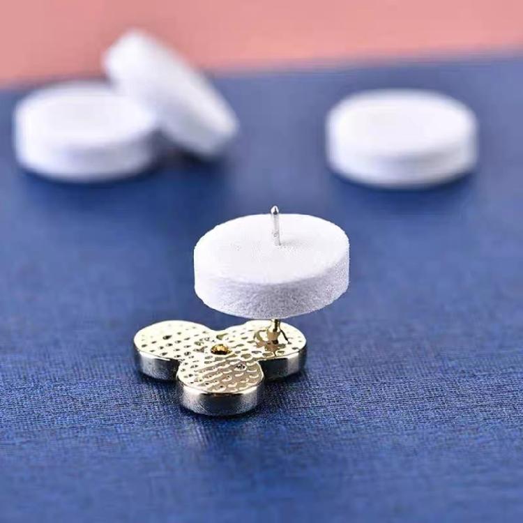Pack of 200/500 Foam Ear Studs Shockproof Pads Earrings Card Protective Mat