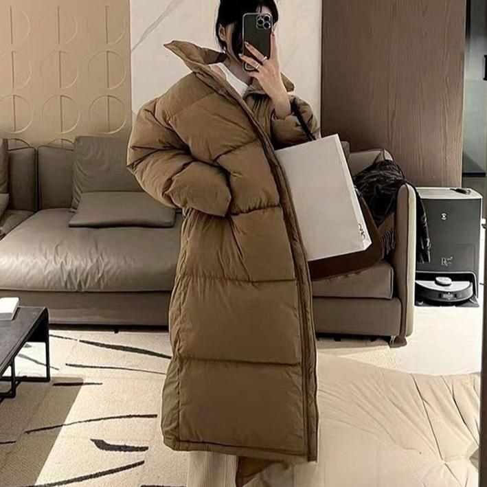 Winter Neue Daunen Baumwolle X-lange Parkas Damen Dicke Warme Wattierte Jacke Winterkleidung Wasserdicht Damen Puffer Mantel