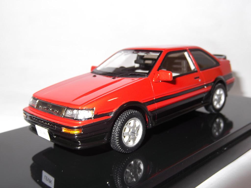 LEVIN 1600GT APEX Finished Product WIT'S 1/43 2-door Red/Black