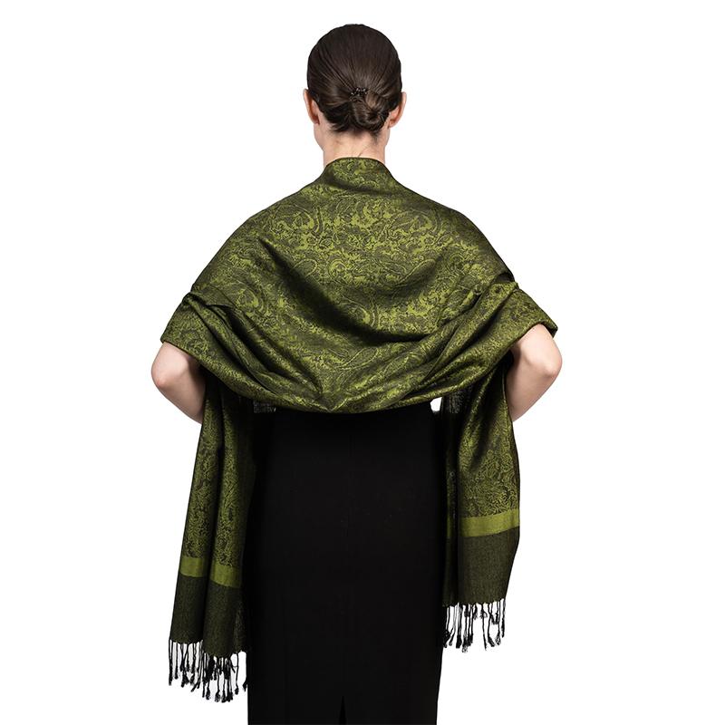 Cashmere Women Floral Scarf Winter Warm Shawl And Wrap Bandana Pashmina Female Foulard Square Thick Blanket Poncho