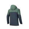 Anta Water Shell Earth Shell 2.0 Hard Shell Waterproof Outdoor Hooded Jacket Men Jacket Green Gray 952437607-3