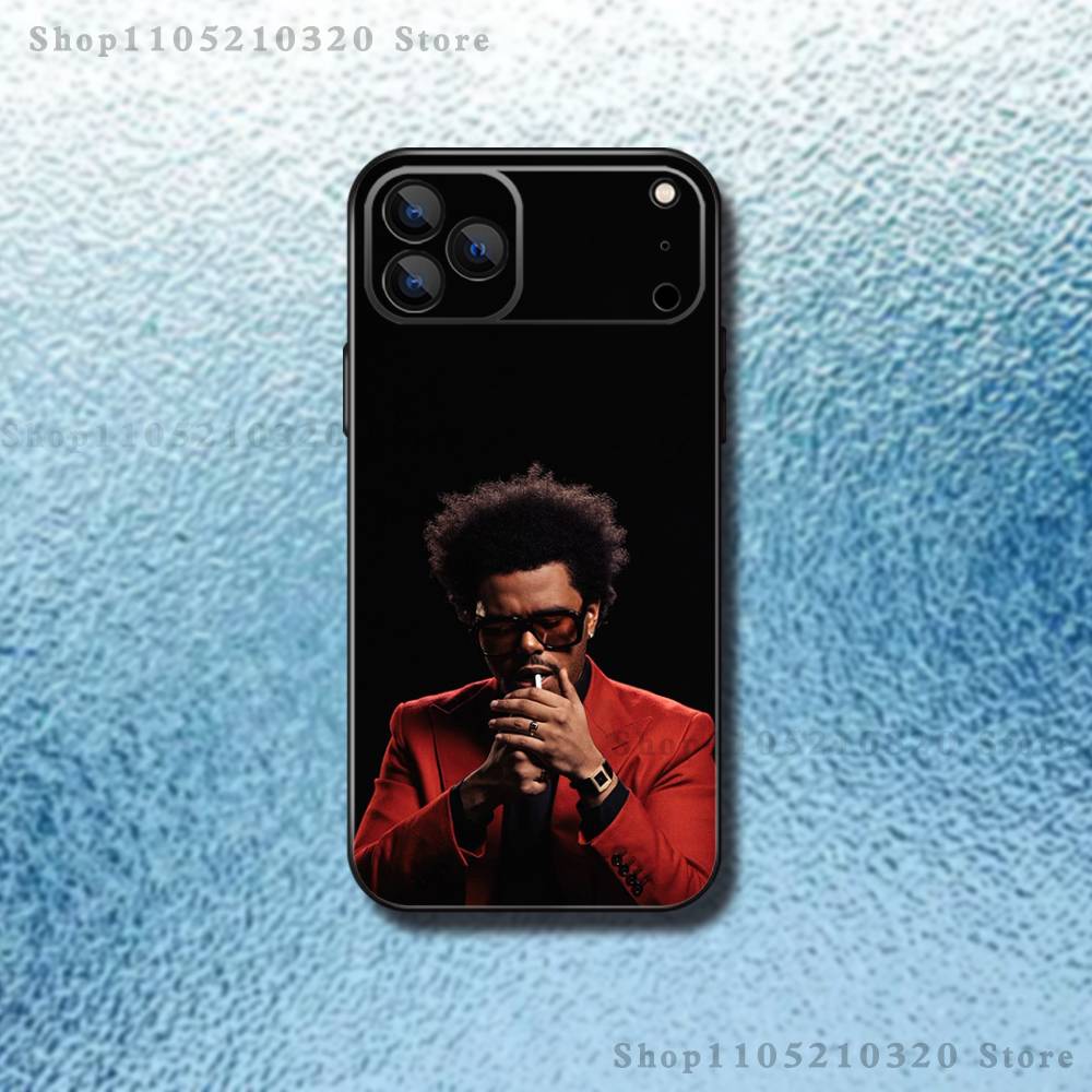 

The W-Weeknd singer Phone Case For iPhone 17,16,15,14,13,12,11,Pro,Max,Plus,E,SE4,Air,Mini Black Soft Funda iPhone13PRO