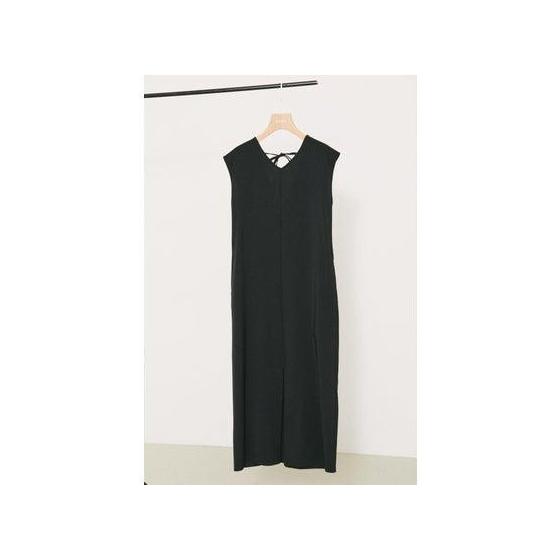 back ribbon one-piece BLK