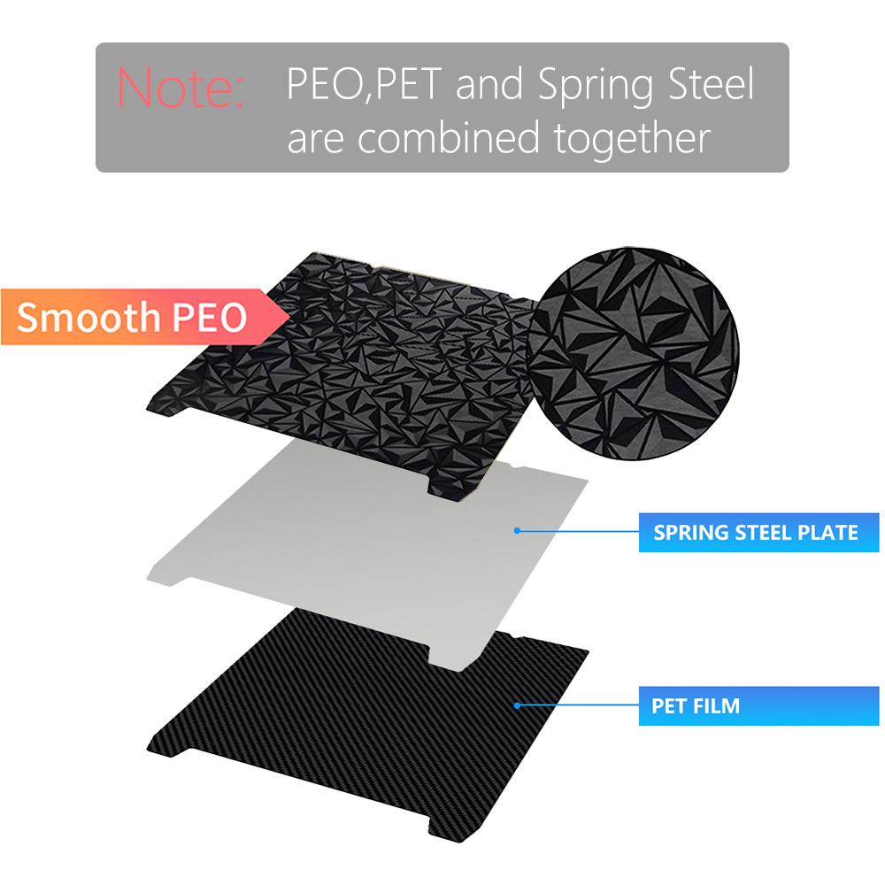 For Creality K1 / K1 MAX Build Plate 310X315mm PEI Build Plate 235X235mm For Ender 3 V3 Se / V3 Ke / Ender 3 S1 PRO / Ender-5 S1