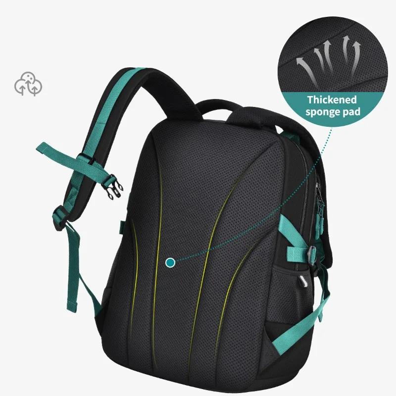 Ny Pojkars Ryggsäck Stor Kapacitet Kylskåpsdörr Vattentät Ryggsäck Skolväska för Grundskole- och Gymnasieelever