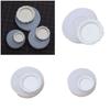 Mini Scene Plate Mold in Flexible Silicone, Ornate Edge Casting Mold for Resin Craft Projects and Display Pieces