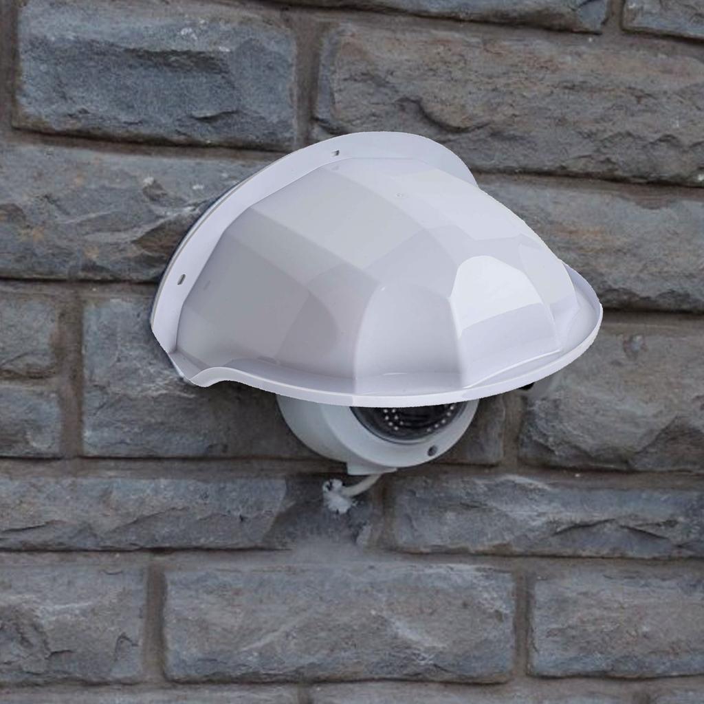 1/2pcs Sun Rain Shade Camera Cover Protective Cover Shield Wall Waterproof Rainproof Shell Protector For Outdoor Camera