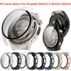 Hard PC Case Glass For Huawei Watch 5 42mm 46mm Cover All-Around Screen Protector Bumper for Huawei Watch5 46mm 42mm Cover Shell