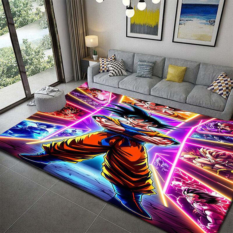 Soft Dragon Ball Theme Floor Rug for Home Decoranime soft washable cartoon floor carpet