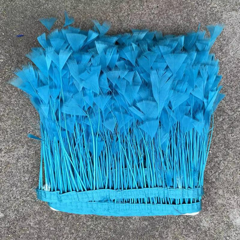 Customized Butterfly Flower Cloth Edge Clothing Lace Accessories Home Lighting Throw Pillow Decoration Feather Turkey Feather Cloth Edge