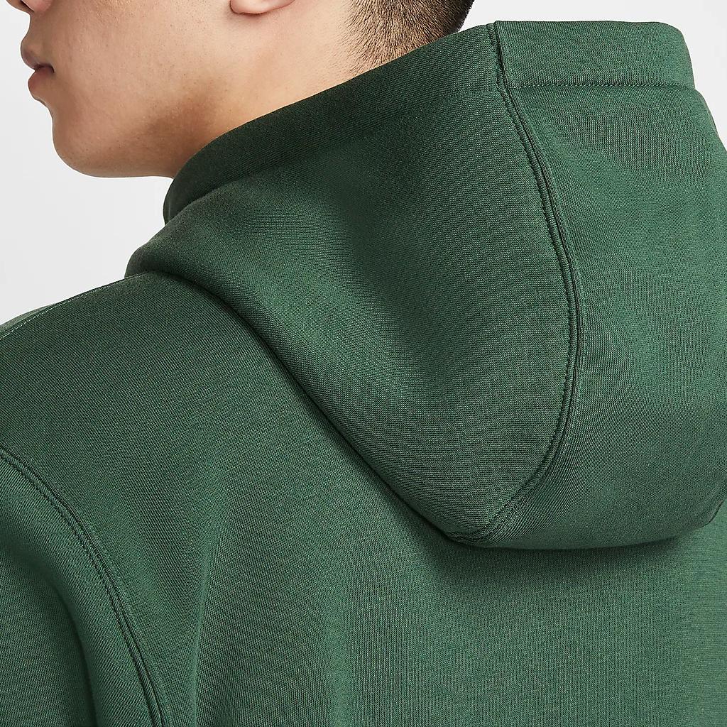 Nike Sportswear Club Fleece Comfortable Zippered Hooded Jacket Men Jackets Fir-Green BV2646-323