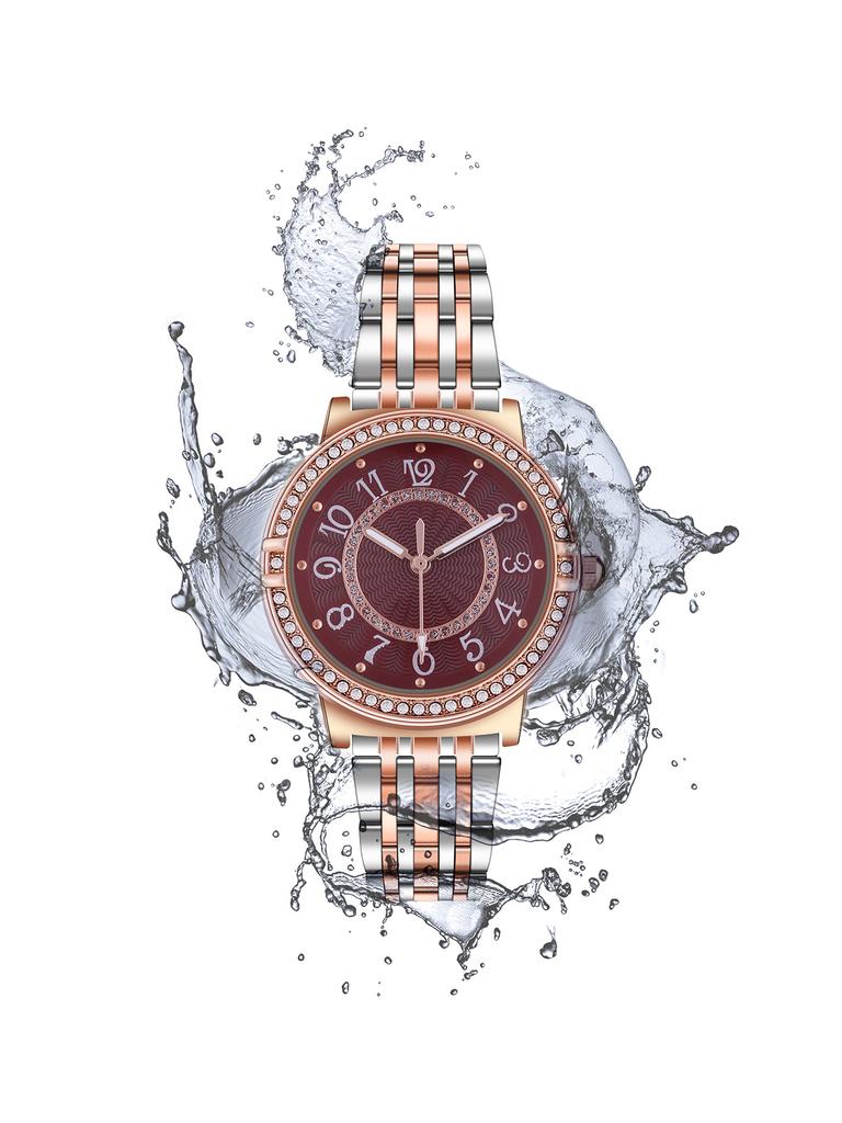 Fashion Light Luxury Room Gold Diamond Casual Women'S Steel Belt Watch