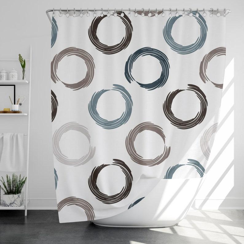

Simple Line Art Shower Curtain With 12 Hooks, 100% Waterproof, Bathroom Decor, Housewarming Gift W60H190(CM)-1 Pcs