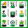 Soccer Honeycomb Centerpieces, 9 Pcs Soccer Ball Honeycomb Centerpiece 3D Centerpieces for Table for Soccer Birthday Party Decorations