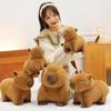Cute Plush Capybara Doll & Pillow - Lying Version Birthday Gift