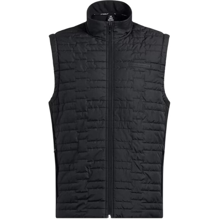 

Under Armour Жилет мужской однотонный с воротником-молнией, черный 1385830-001 L