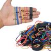 HAIDIBAO-Rubber Bands Assorted Sizes multicolor Elastic Rubber Bands Office Supplies 0.5lbs