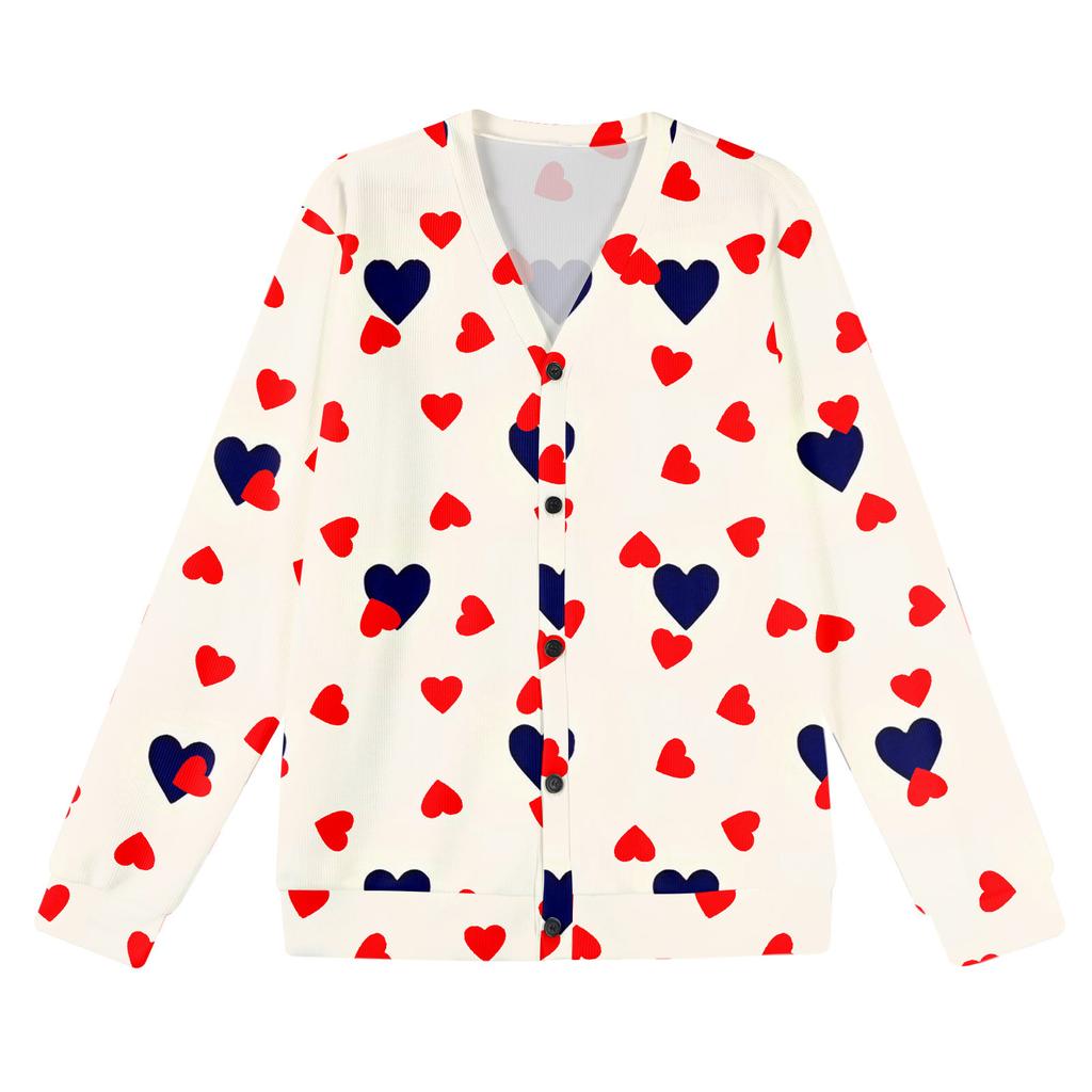 Pánský ležérní módní kardigan s dlouhým rukávem a jednořadým zapínáním na knoflíky