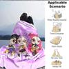 1pc Huntress Flannel Blanket [Cozy Throw Blanket] For Sofa, Bed, Travel, Camping, Livingroom, Office, Couch, Chair, And Bed