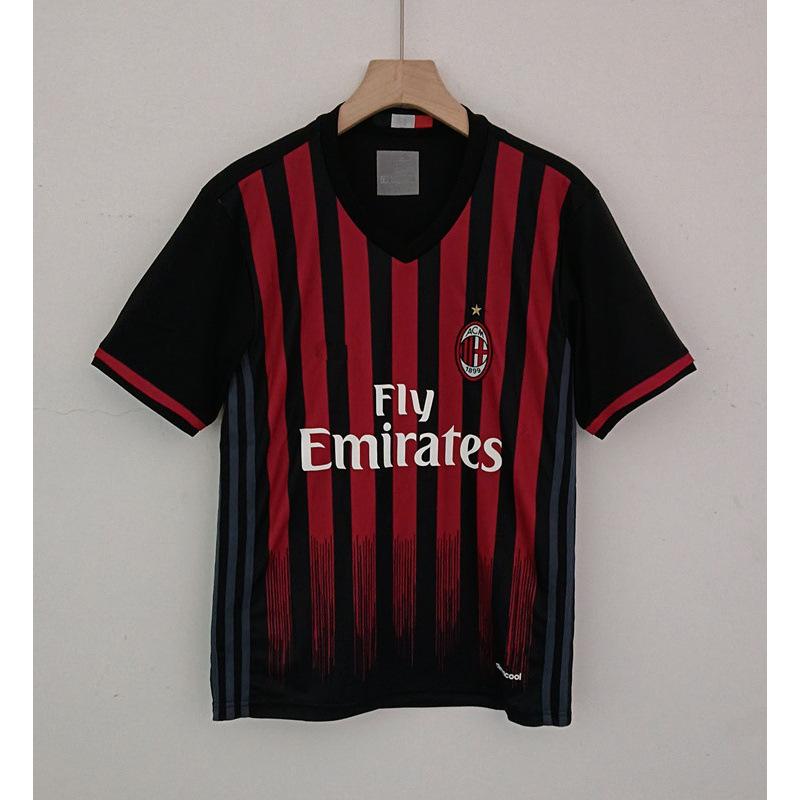 AC retro tricou clasic nostalgic replică tricou de fotbal Kaka Maldini cu mânecă scurtă top uniformă de antrenament