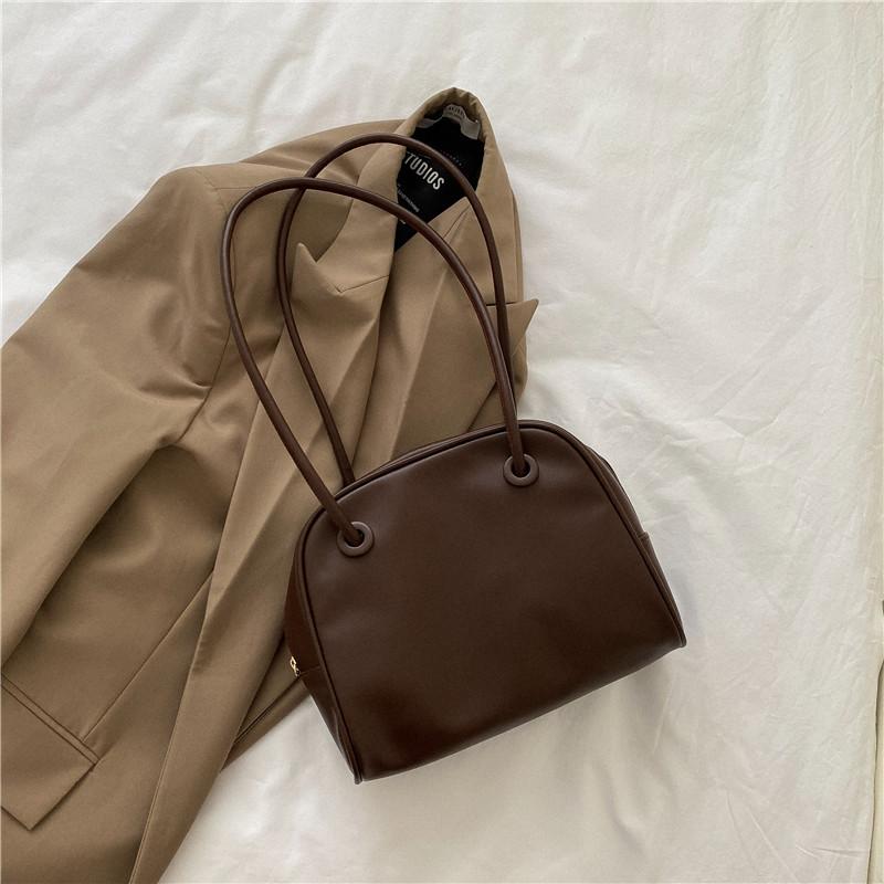 Trend Underarm Bag Textured Shell Bag Retro Fashion Women'S Bag Shoulder Bag Tide