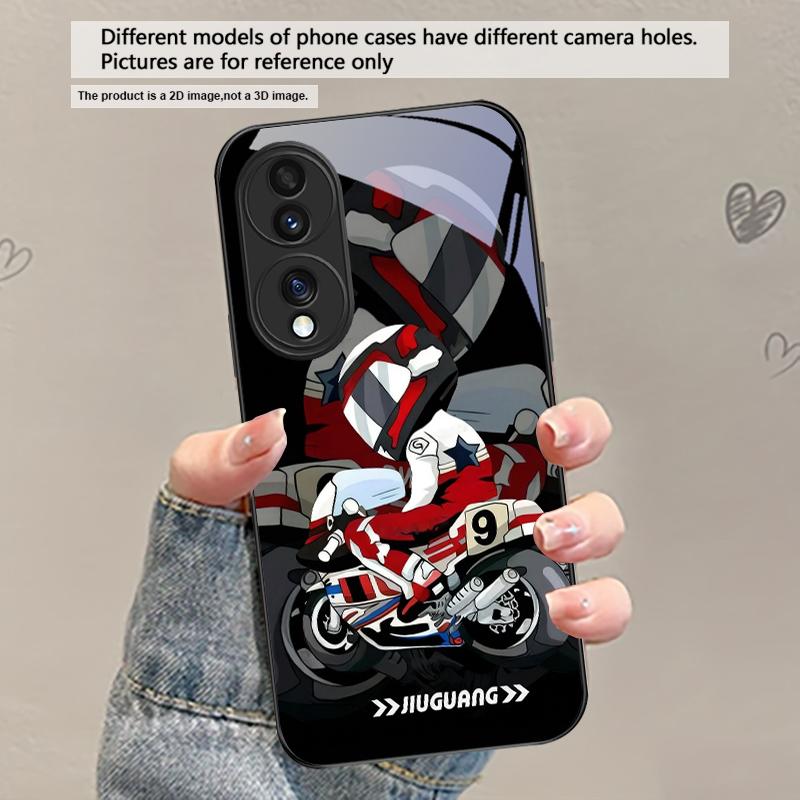 

Street motorcycle map For Honor X5 Plus X30 X9c Smart X5b X9a X30 Max X50i 30 Pro 50 Pro 70 90Smart 200 Lite Glass Phone Case Honor 50 Pro