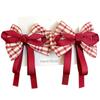 2pcs/set New Cute Plaid Ribbon Bowknot Hair Clips for Baby Girls Handmade Bows Hairpin Barrettes Headwear Kids Hair Accessories