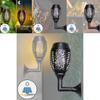Solar Flame Light Outdoor Garden Patio Led Wall Torch Decorative Ip44 Waterproof