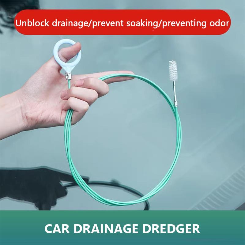 SEAMETAL 3m/5m Car Drain Dredge Cleaning Scrub Brush Sunroof Door Windshield Cleaning Brush Cleaning Tool Drain Pipe Cleaner