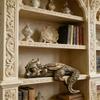 Decorative Resin Statue of A Sleeping Dragon with Wings, Designed To Lie on The Edge, Suitable for Home Decor or As A Collectible Item