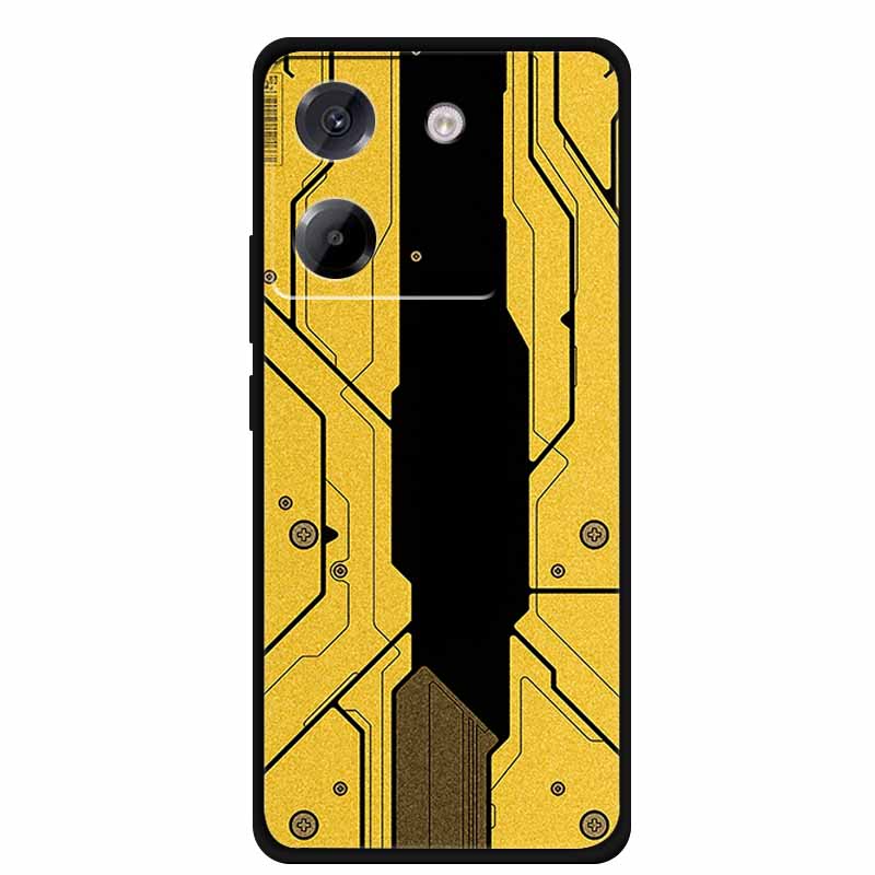 For Poco M7 Pro Phone Case TPU Soft Back Cover for Xiaomi Poco M 7 Pro 5G M7pro Silicone Funda Protector Floral Patterns Capa