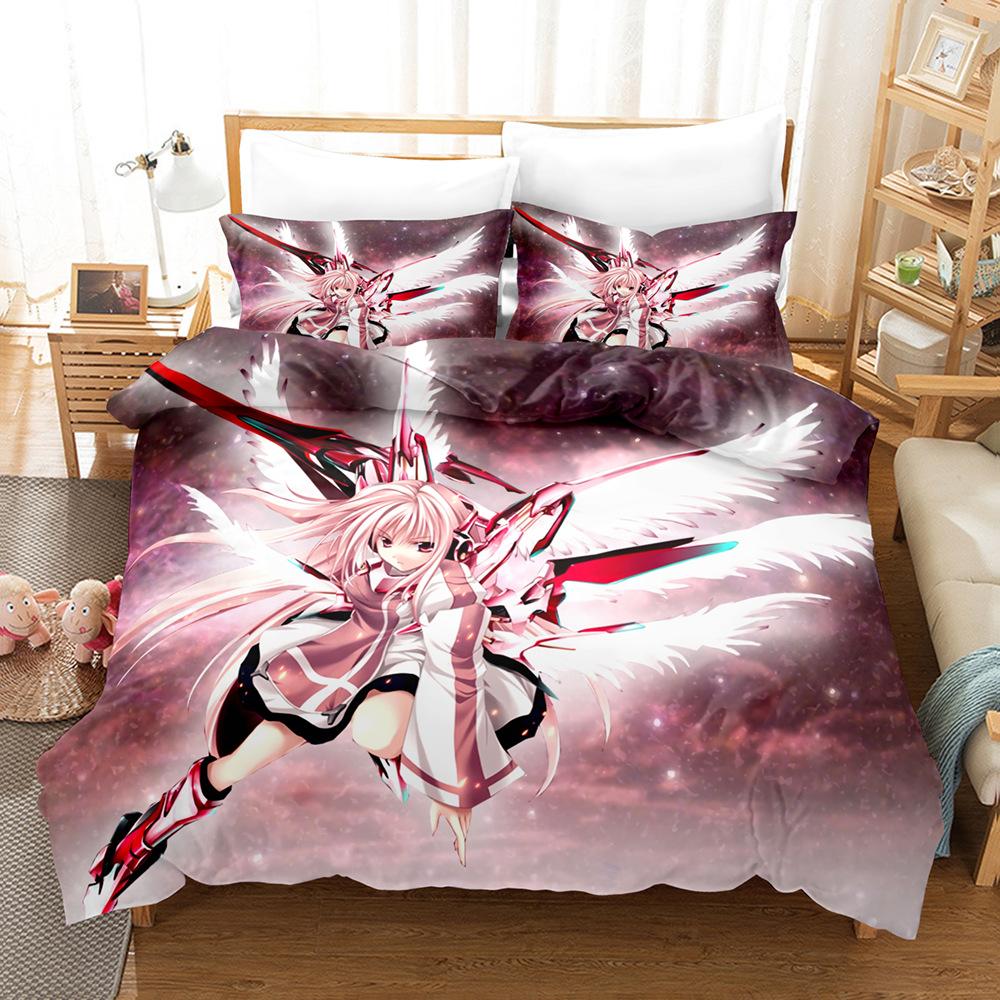 Angel Bedding Set Single Twin Full Queen King Size Fallen Angel Bed Set Aldult Kid Bedroom Duvet Cover Sets 3D Print 005