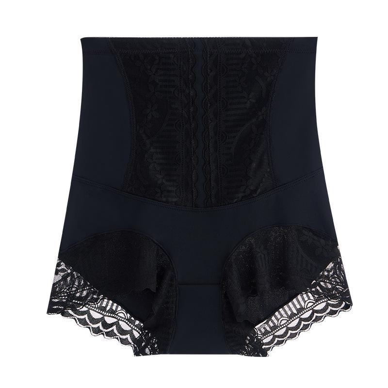 

Douyin Same Сексуальные кружевные брюки с высокой талией, утягивающие бедра, женские утягивающие брюки без следов, женские утягивающие брюки M [Suitable for 80-50kg]